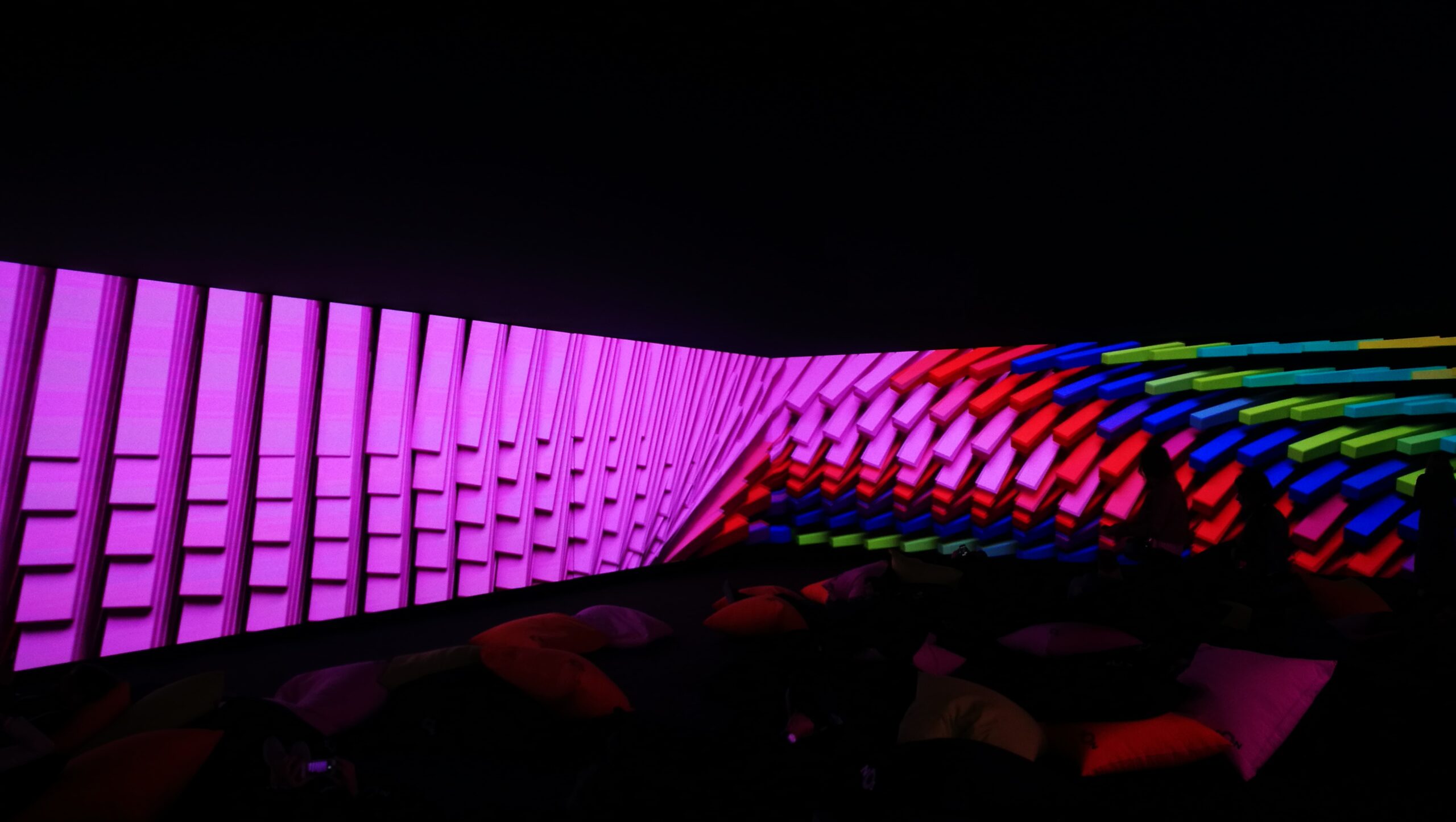 Projection mapping studio — 360 LED installation