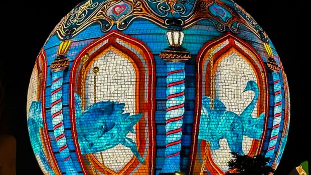 Projection mapping studio — large-scale façade mapping